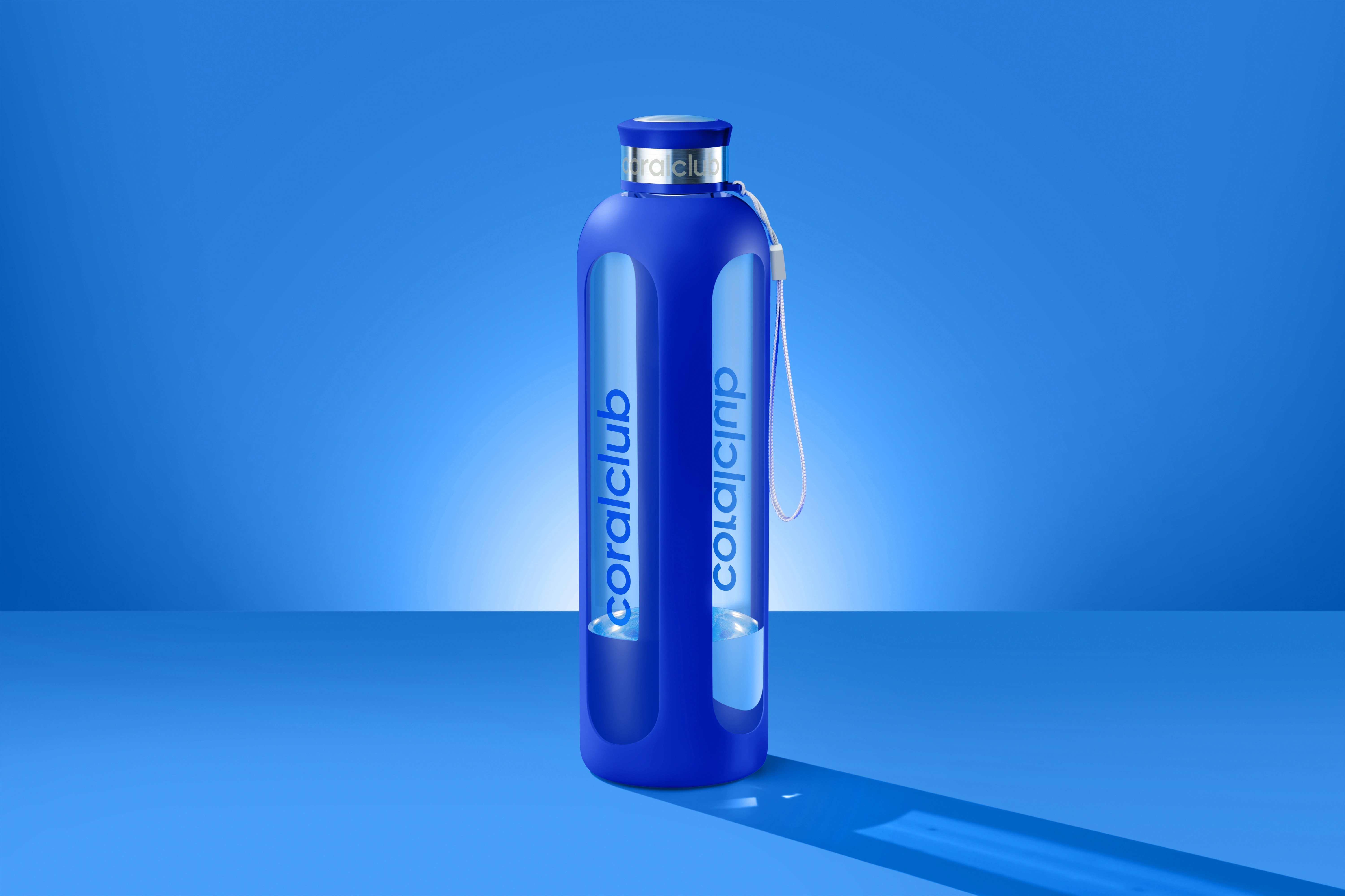 Recipient din sticlă ClearWater, albastru